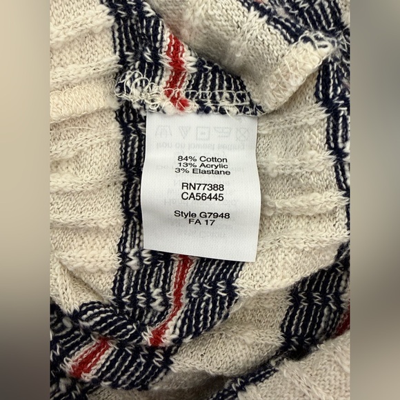 Madewell Womens Short Sleeve Mini Dress Lawton Stripe Knit Buttons Size M - Picture 4 of 6